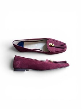 Women's Stuart Weitzman Slipknot Suede Tassel Loafers